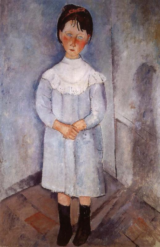 Amedeo Modigliani Little girl in blue China oil painting art